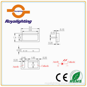 3014 2835 5050 3020SMD UV LED strip use UV LED chip 0.06W